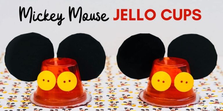 Mickey Mouse Jello Cups