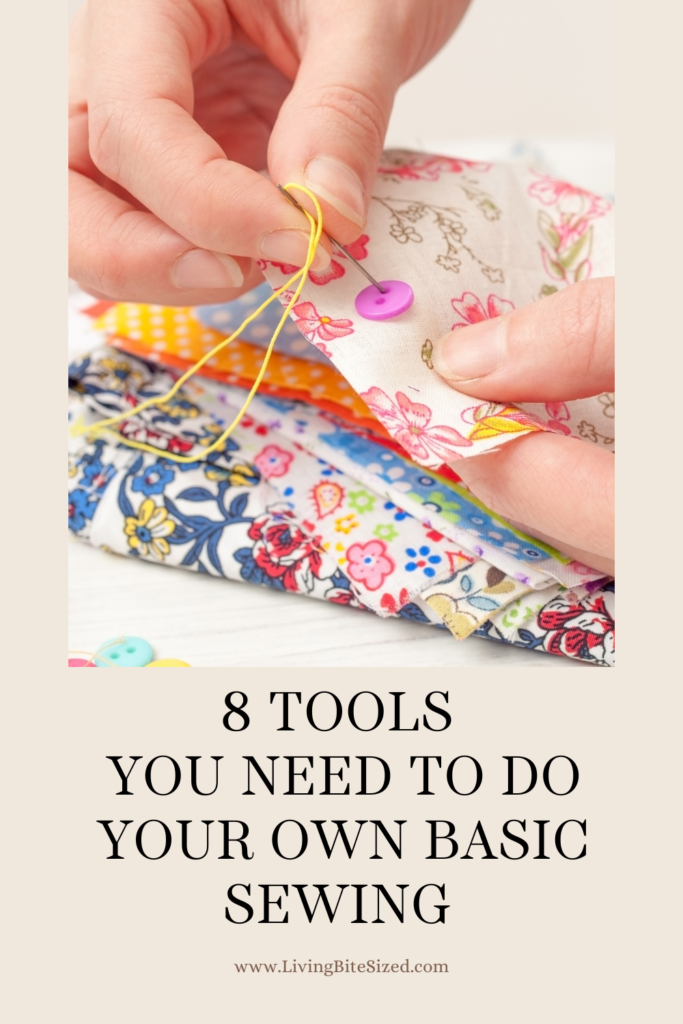Learning to sew is a practical way to practice self-sufficiency – but that's not the only benefit! There are lots of reasons to consider taking up sewing, even if you just begin with simple fixes. You don't need much to get started. Here are 8 tools you need to do your own basic sewing.