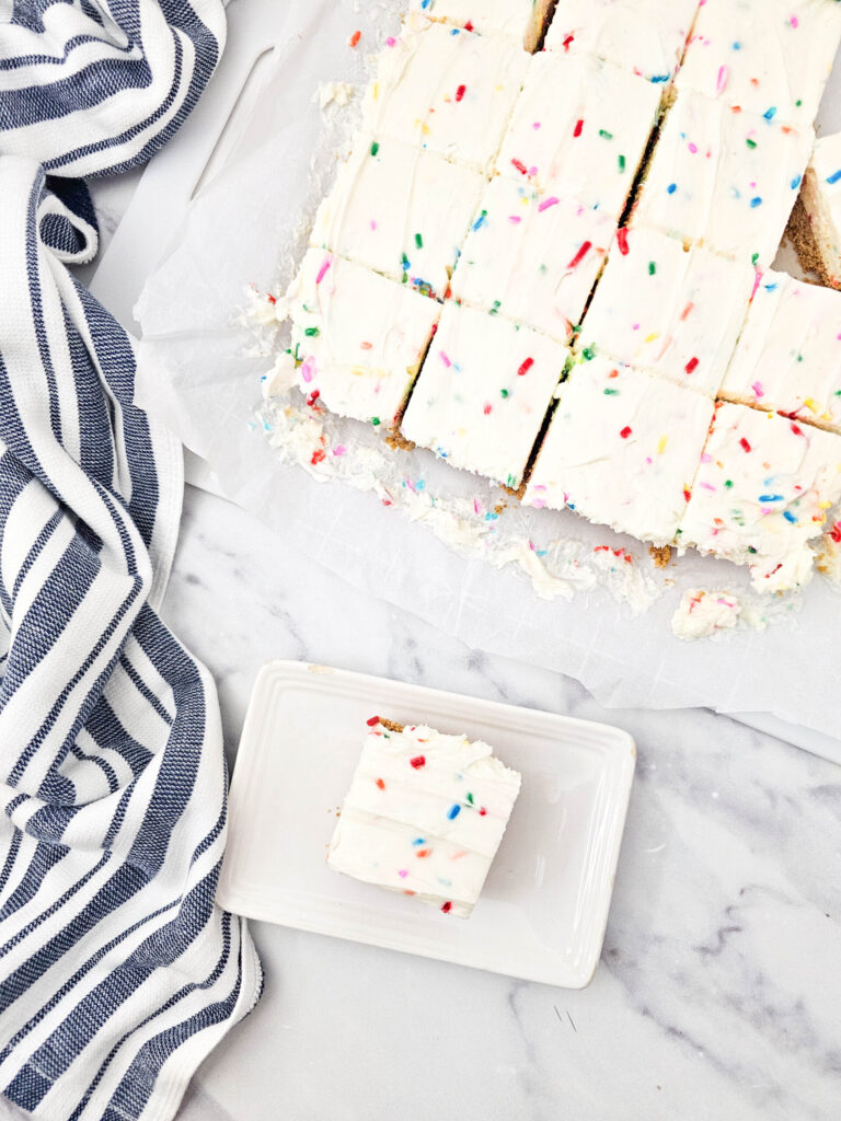 Funfetti Cheesecake Bars